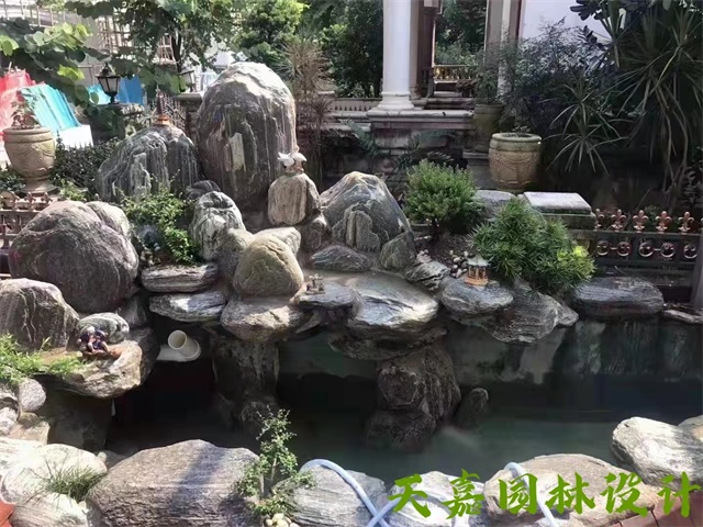 阳日镇现代别墅庭院景观设计